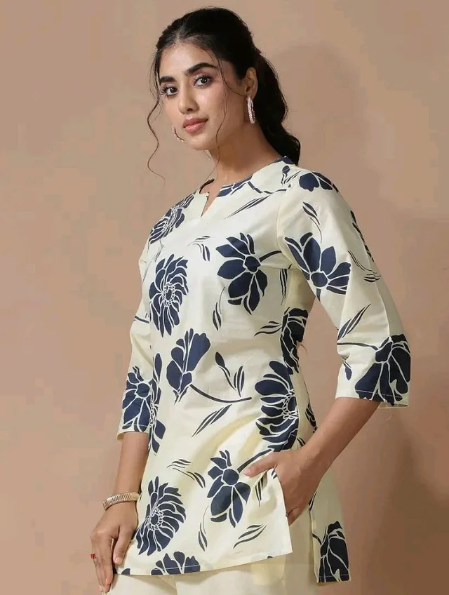 Pinkmint Women's Pure Cotton Co Ord Set l Kurta Sets for Women |Kurta Sets| Printed Kurta with Pant l Stylish Pocket & 3/4 Sleeve Women Co-ord Set (Avaiable in Plus size)
50+ bought in past month
- 3XL