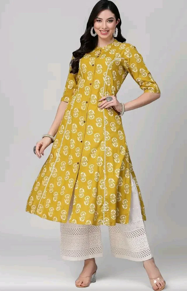 Visit the store, Stylum
Stylum
Visit the store
3.7 out of 5 stars 195
Stylum Women's Pink Floral Printed Rayon A-Line Kurta
- L