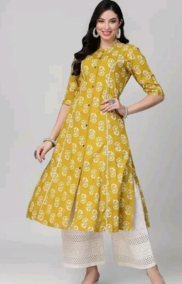 Visit the store, Stylum
Stylum
Visit the store
3.7 out of 5 stars 195
Stylum Women's Pink Floral Printed Rayon A-Line Kurta
- L
