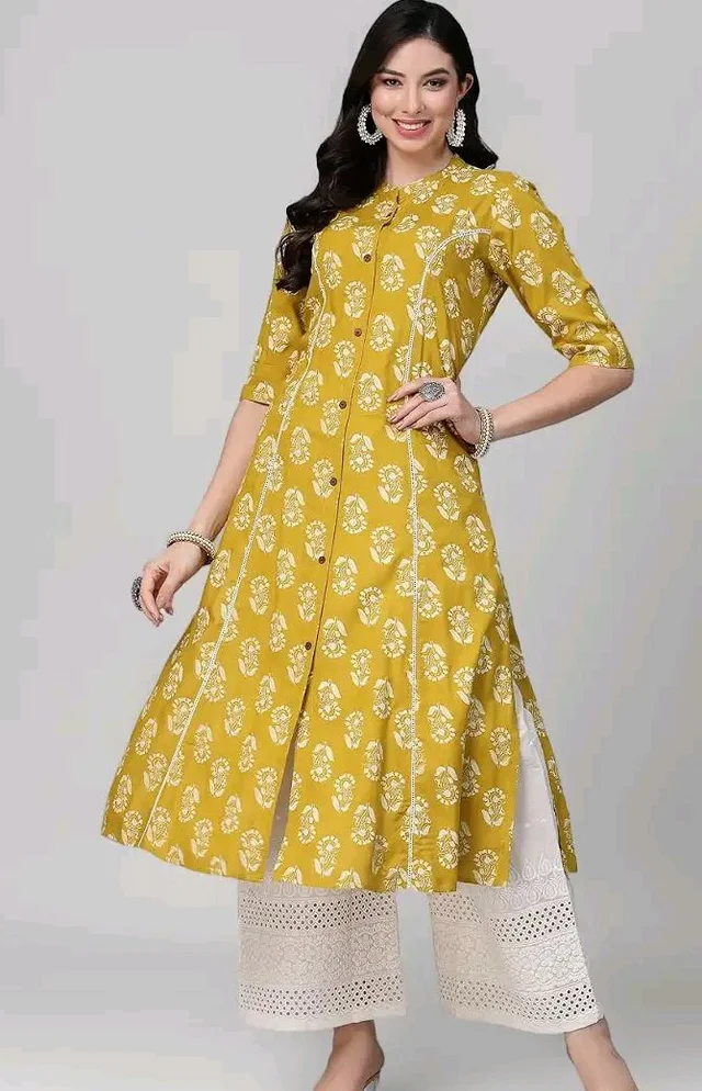 Visit the store, Stylum
Stylum
Visit the store
3.7 out of 5 stars 195
Stylum Women's Pink Floral Printed Rayon A-Line Kurta
- L