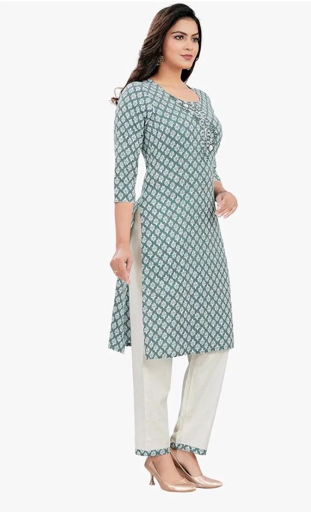 Brand: Rangfab
Women Stylish Kurti Pant Set Trend-Focused Two Piece Outfit Comfortable Fabric Everyday Wear, Casual Outings, Office & Travel Look Easy Care Matching Set
- 2XL