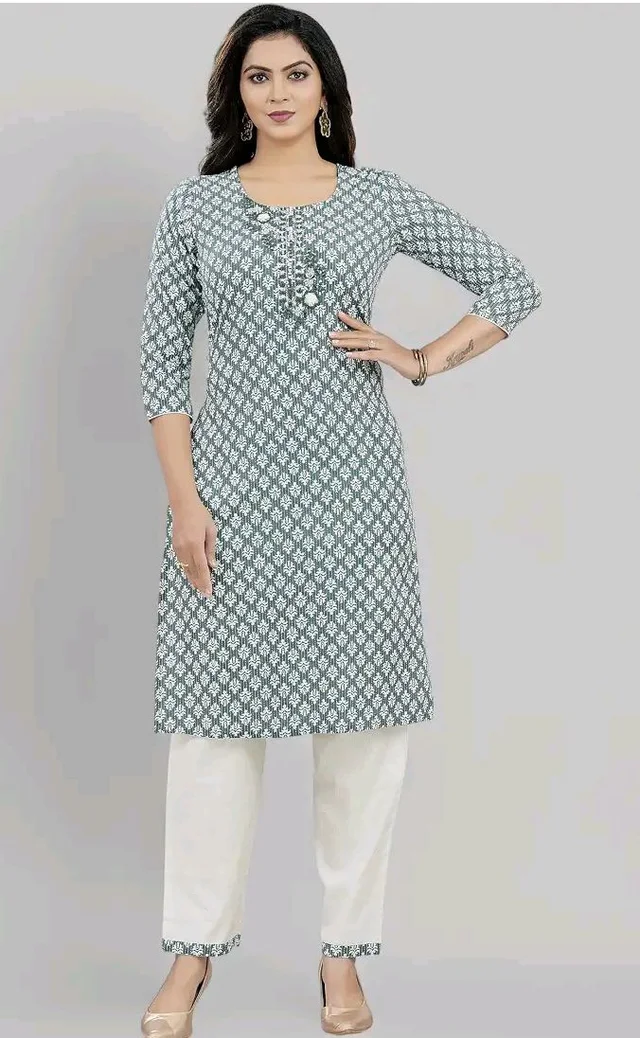 Brand: Rangfab
Women Stylish Kurti Pant Set Trend-Focused Two Piece Outfit Comfortable Fabric Everyday Wear, Casual Outings, Office & Travel Look Easy Care Matching Set
- 2XL
