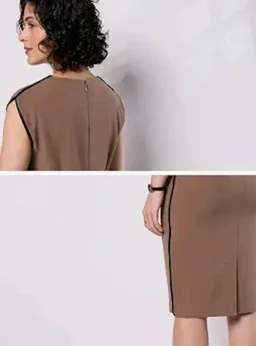 Symbol Premium Women's Sheath Dress (Knee Length | Desk-to-Dinner) (Available in Plus Sizes) - 2XL