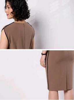 Symbol Premium Women's Sheath Dress (Knee Length | Desk-to-Dinner) (Available in Plus Sizes) - 2XL