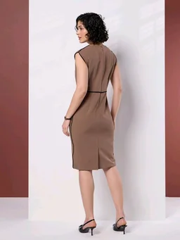 Symbol Premium Women's Sheath Dress (Knee Length | Desk-to-Dinner) (Available in Plus Sizes) - 2XL