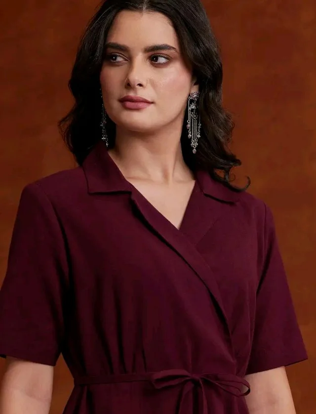 Amazon Brand - Myx Women's Cotton Embroidered Shirt Dress | Below The Knee (Available in Plus Sizes) - 2XL