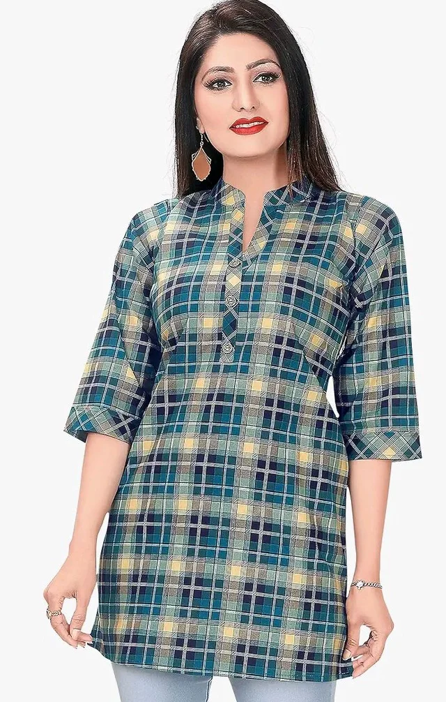 Meher Impex Women's Girls Rayon Cotton Top - L
