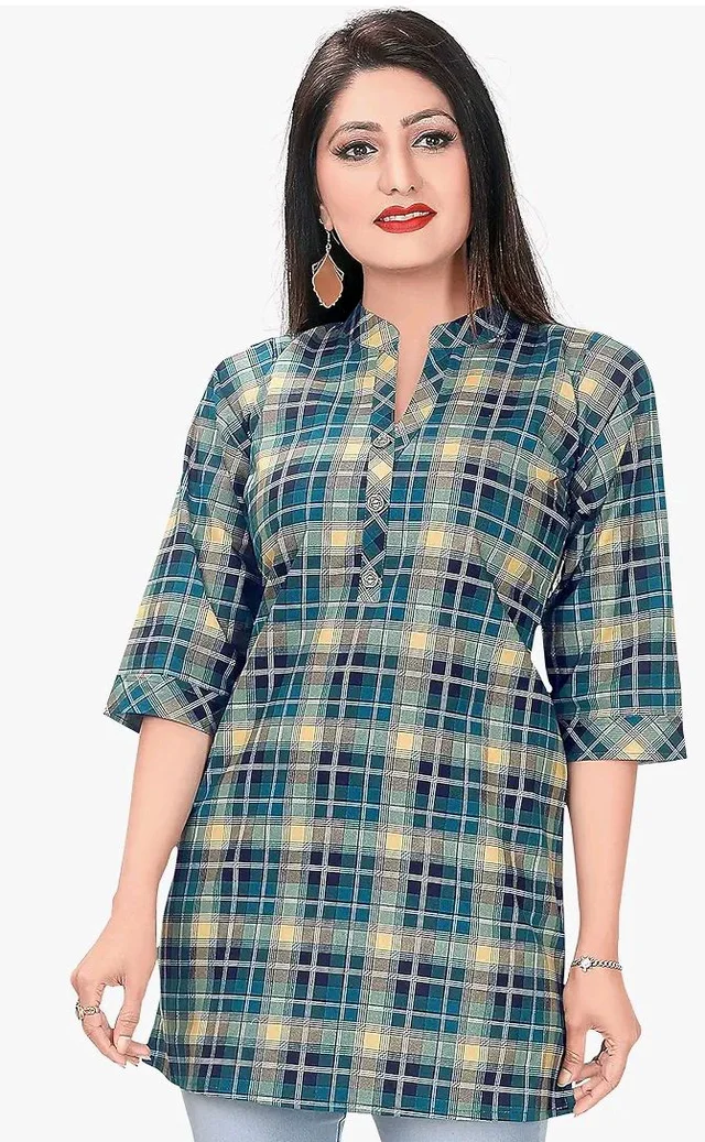 Meher Impex Women's Girls Rayon Cotton Top - L