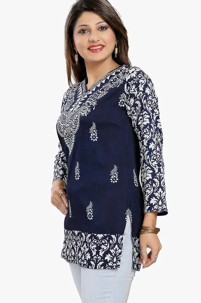 Meher Impex Women's Girls Poly Crepe Top - 2XL