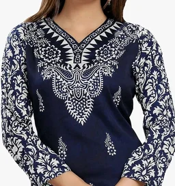 Meher Impex Women's Girls Poly Crepe Top - 2XL