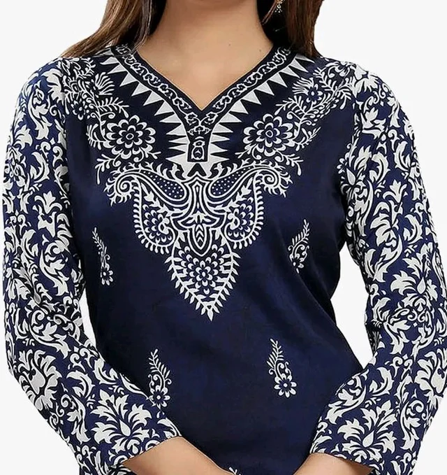 Meher Impex Women's Girls Poly Crepe Top - 2XL