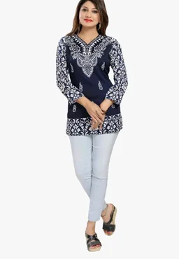 Meher Impex Women's Girls Poly Crepe Top - 2XL