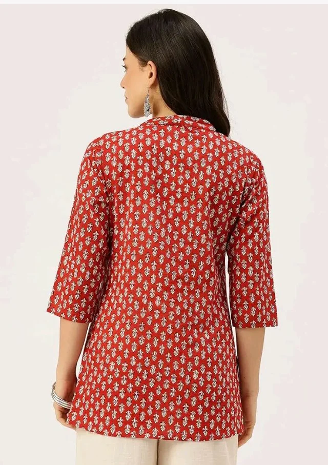 feranoid Elegant Mandarin Printed Tunics – Stylish & Comfortable, Sizes (S-3XL)
- 2XL
