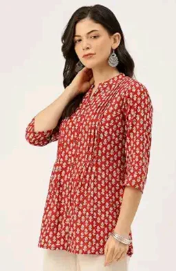 feranoid Elegant Mandarin Printed Tunics – Stylish & Comfortable, Sizes (S-3XL)
- 2XL