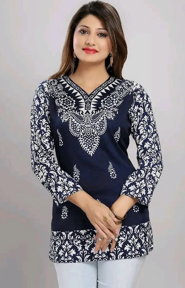 Meher Impex Women's Girls Poly Crepe Top - 3XL