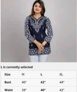 Meher Impex Women's Girls Poly Crepe Top - 3XL