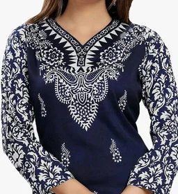 Meher Impex Women's Girls Poly Crepe Top - 3XL