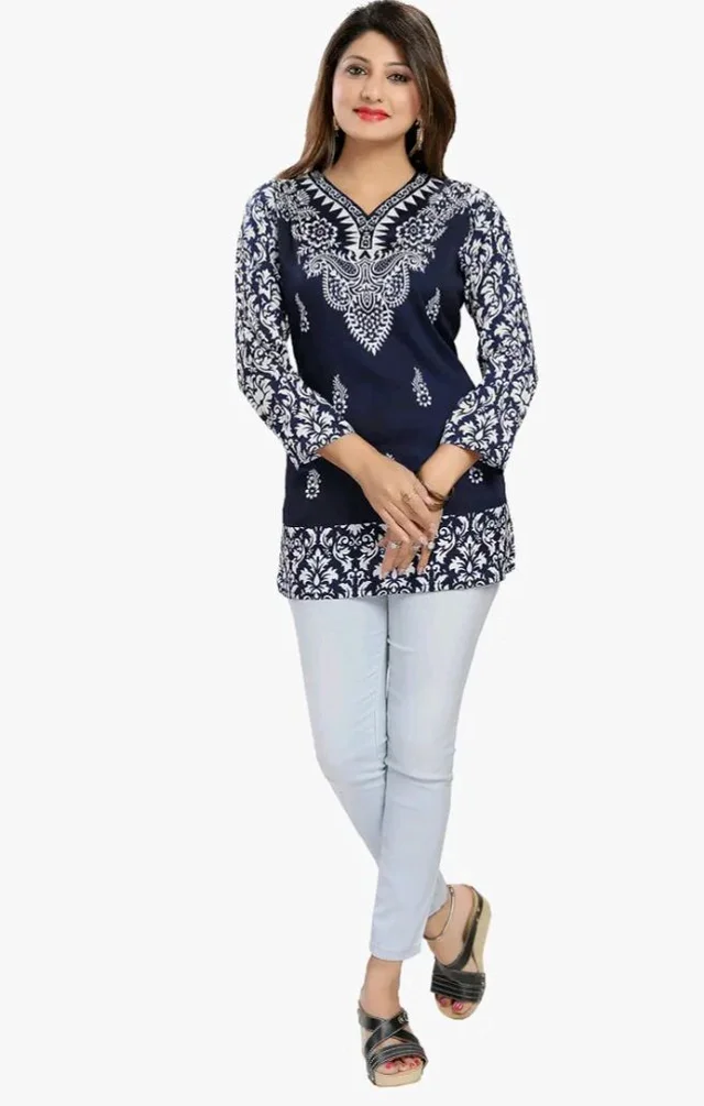 Meher Impex Women's Girls Poly Crepe Top - 3XL
