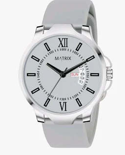Matrix Antique 2.0 Day & Date Softest Silicone Strap Analog Watch for Men & Boys
300+ bought in past month