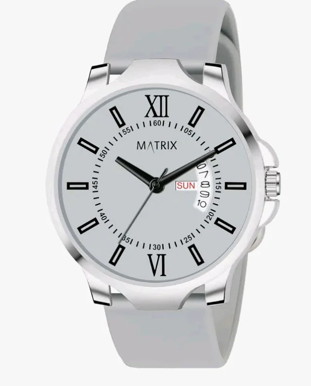 Matrix Antique 2.0 Day & Date Softest Silicone Strap Analog Watch for Men & Boys
300+ bought in past month