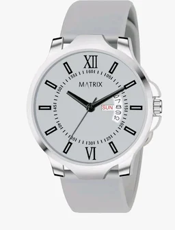 Matrix Antique 2.0 Day & Date Softest Silicone Strap Analog Watch for Men & Boys
300+ bought in past month