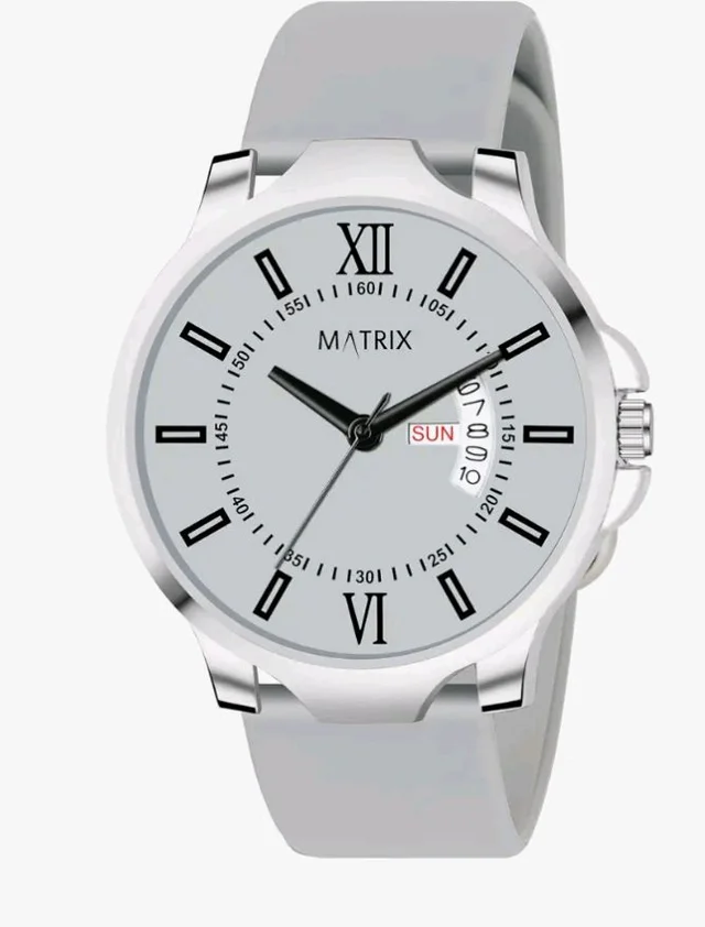 Matrix Antique 2.0 Day & Date Softest Silicone Strap Analog Watch for Men & Boys
300+ bought in past month