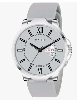 Matrix Antique 2.0 Day & Date Softest Silicone Strap Analog Watch for Men & Boys
300+ bought in past month