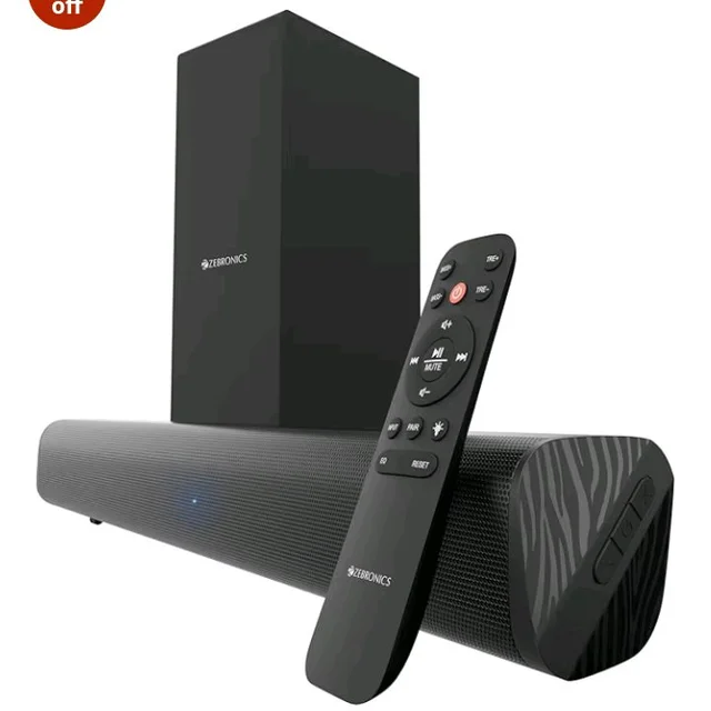 ZEBRONICS 90 Watts, Compact Soundbar, Home Theatre, Dual Driver Soundbar, 11.43cm Subwoofer, HDMI ARC, Bluetooth v5.1, Wall Mountable, Glossy Finish (Juke BAR 200A)
1K+ bought in past month