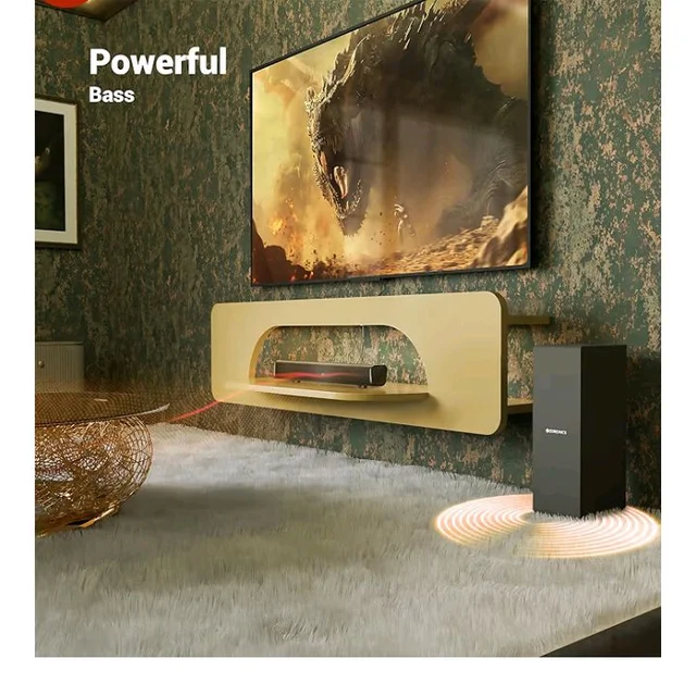 ZEBRONICS 90 Watts, Compact Soundbar, Home Theatre, Dual Driver Soundbar, 11.43cm Subwoofer, HDMI ARC, Bluetooth v5.1, Wall Mountable, Glossy Finish (Juke BAR 200A)
1K+ bought in past month