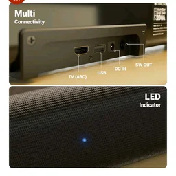 ZEBRONICS 90 Watts, Compact Soundbar, Home Theatre, Dual Driver Soundbar, 11.43cm Subwoofer, HDMI ARC, Bluetooth v5.1, Wall Mountable, Glossy Finish (Juke BAR 200A)
1K+ bought in past month