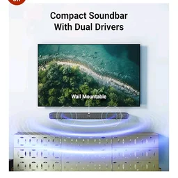 ZEBRONICS 120 Watts Soundbar, Home Theatre, Dual Racetrack Drivers Soundbar, 13.33cm Subwoofer, HDMI ARC, Bluetooth v5.1, USB, Glossy Finish, Wall Mountable, 2.1 Ch (Juke BAR 3910)
500+ bought in past month