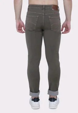 Strechable Denim Regular Fit Mid Waist Light Weight Soft Feel Stretchable Denim Jeans Pant for Men
- 34