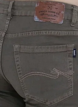 Strechable Denim Regular Fit Mid Waist Light Weight Soft Feel Stretchable Denim Jeans Pant for Men
- 34