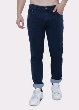 Strechable Denim Regular Fit Mid Waist Light Weight Soft Feel Stretchable Denim Jeans Pant for Men
- 34