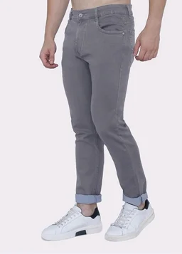 Strechable Denim Regular Fit Mid Waist Light Weight Soft Feel Stretchable Denim Jeans Pant for Men - 32