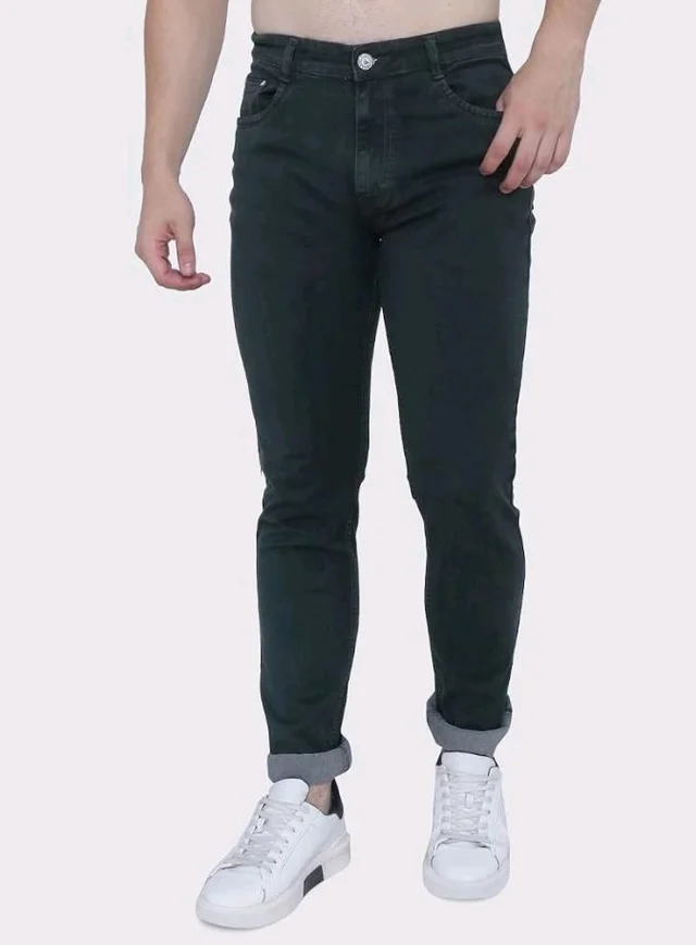 Strechable Denim Regular Fit Mid Waist Light Weight Soft Feel Stretchable Denim Jeans Pant for Men
- 34