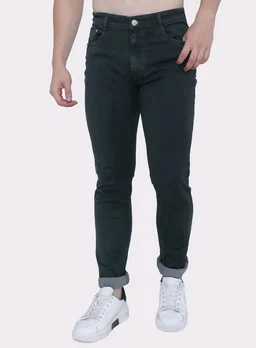 Strechable Denim Regular Fit Mid Waist Light Weight Soft Feel Stretchable Denim Jeans Pant for Men
- 34