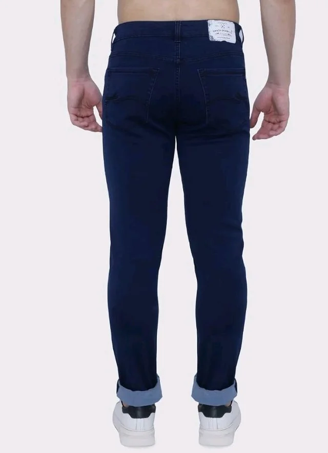 Strechable Denim Regular Fit Mid Waist Light Weight Soft Feel Stretchable Denim Jeans Pant for Men
- 32
