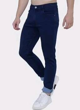 Strechable Denim Regular Fit Mid Waist Light Weight Soft Feel Stretchable Denim Jeans Pant for Men
- 32