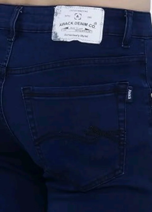 Strechable Denim Regular Fit Mid Waist Light Weight Soft Feel Stretchable Denim Jeans Pant for Men
- 32