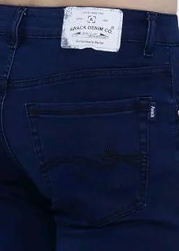 Strechable Denim Regular Fit Mid Waist Light Weight Soft Feel Stretchable Denim Jeans Pant for Men
- 32