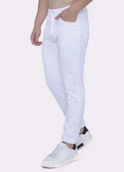 Strechable Denim Regular Fit Mid Waist Light Weight Soft Feel Stretchable Denim Jeans Pant for Men
- 32