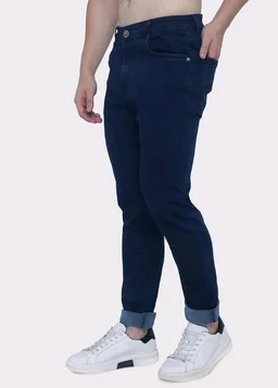 Strechable Denim Regular Fit Mid Waist Light Weight Soft Feel Stretchable Denim Jeans Pant for Men
- 34