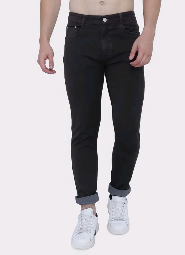 Strechable Denim Regular Fit Mid Waist Light Weight Soft Feel Stretchable Denim Jeans Pant for Men
- 32