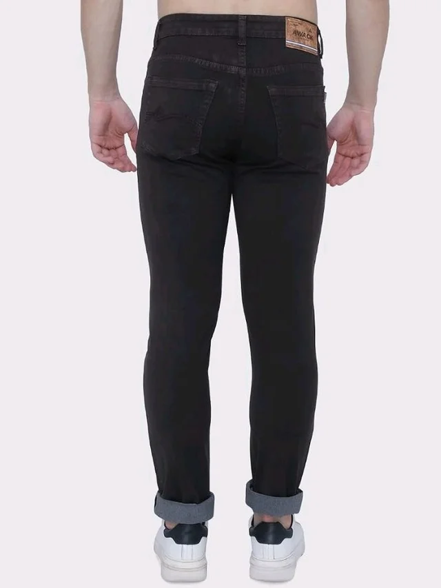 Strechable Denim Regular Fit Mid Waist Light Weight Soft Feel Stretchable Denim Jeans Pant for Men
- 32