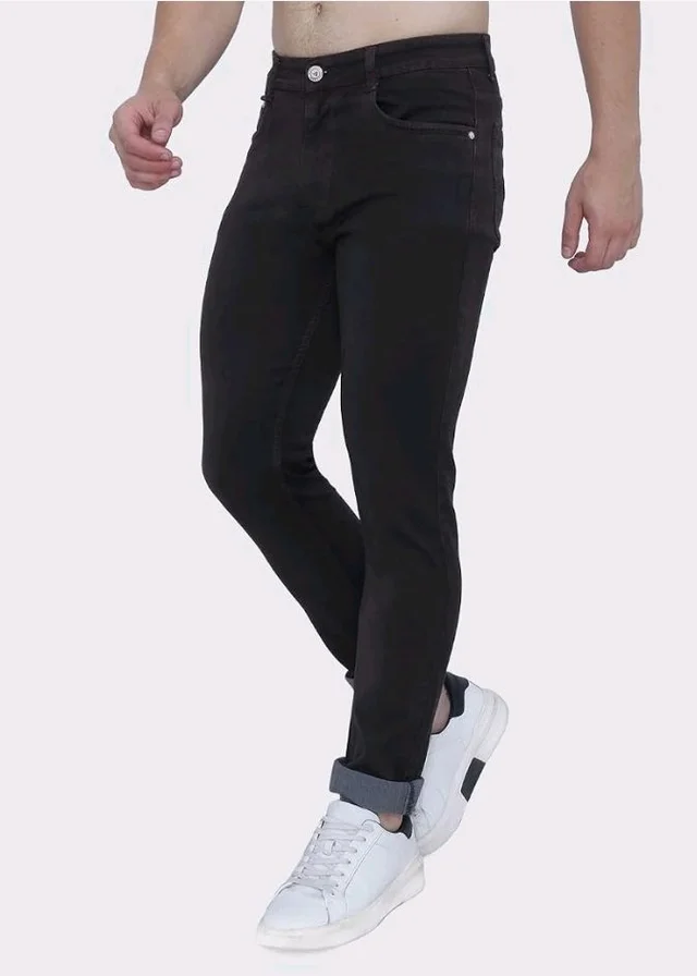 Strechable Denim Regular Fit Mid Waist Light Weight Soft Feel Stretchable Denim Jeans Pant for Men
- 32