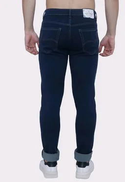 Strechable Denim Regular Fit Mid Waist Light Weight Soft Feel Stretchable Denim Jeans Pant for Men - 32