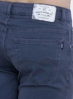 Strechable Denim Regular Fit Mid Waist Light Weight Soft Feel Stretchable Denim Jeans Pant for Men
- 32