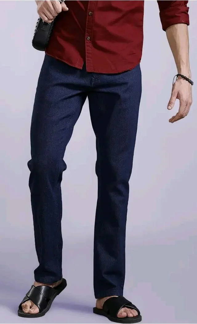 WROGN Men's Straight Fit Jeans | Mid Rise | Jeans for Man
- 38