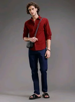 WROGN Men's Straight Fit Jeans | Mid Rise | Jeans for Man
- 38
